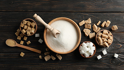 boluri și linguri de zahăr