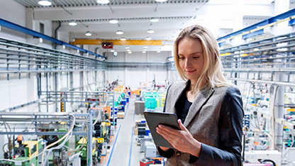 dispozitiv de consultanță pentru persoane, în mediu industrial